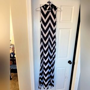 Black & White Chevron Dress